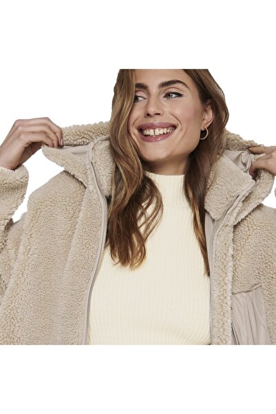 ONLY Γυναικείο παλτό Sascha Sherpa 15230461-snd
