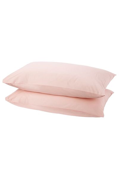 Çt Çeyizci Tekstil Față de pernă, husă de pernă din satin de bumbac 2 bucăți praf de husă de pernă simplă