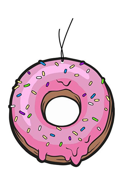 Genel Markalar Donut Tasarımlı Dekoratif Araba Oto Kokusu Ve Aksesuarı
