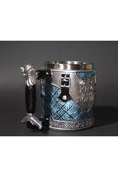 hediyeconcepti King In The North Kupa Bardak 3 Boyutlu Kabartmalı 380 Ml