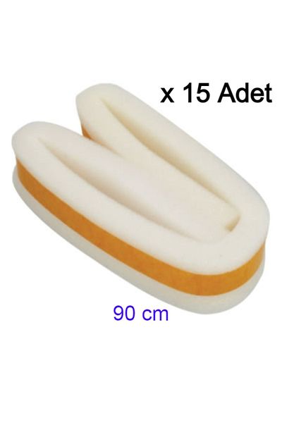 nistabolje 15 Pieces Adhesive Under Door (threshold) Tape Heat Insulation Sponge 90 Cm