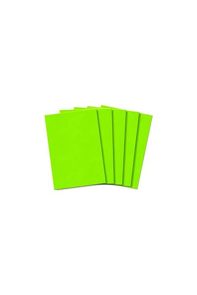 KESKİN COLOR Fluorescent Handicraft Paper 100 Pieces Green Highlighter