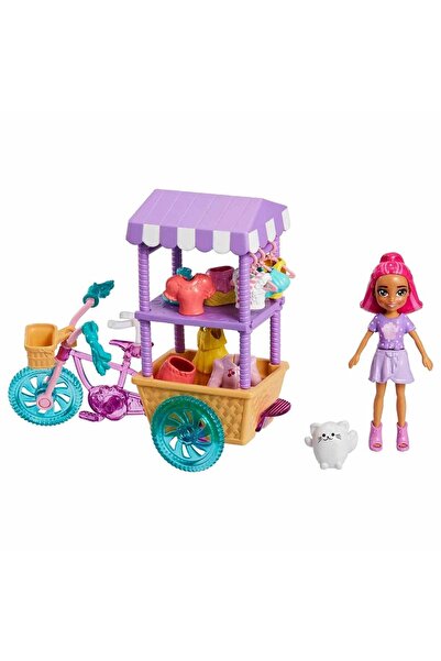 Polly Pocket P.pocket-figür Bisiklet Dolusu Moda Oyun Set Hhx76