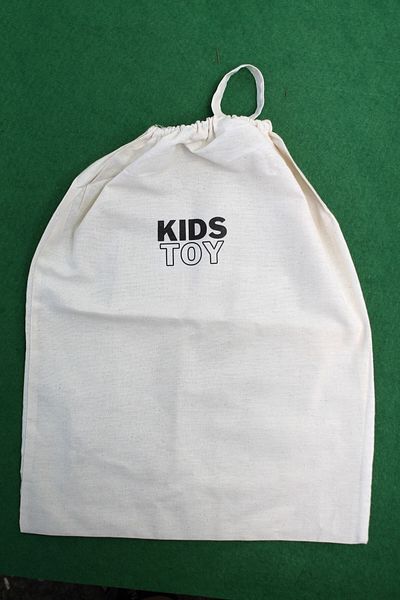 Emtory Home 50x40 cm Kids Toy Elastic Linen Fabric Toy Bag