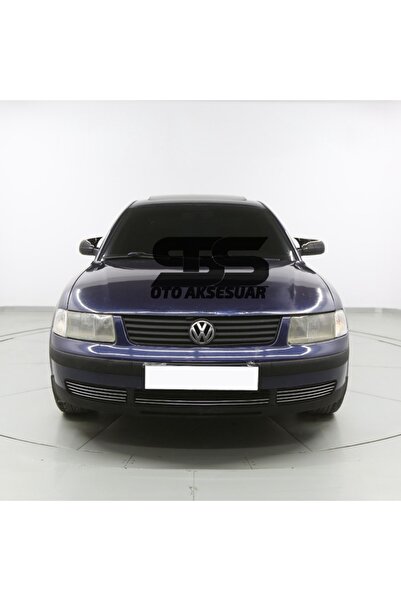 STS Oto Aksesuar Passat B5 Batman Yarasa Ayna Kapağı Piano Black / 1996-2001