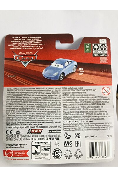 mattel 2022 Yeni - New Disney Pixar Cars Sally Mavi Araba 1:64 Ölçek Marka