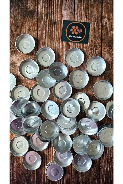Petekoğlu (50 Adet) Boş Alüminyum Tealight Kabı Ekonomik Boy 35 X 8mm