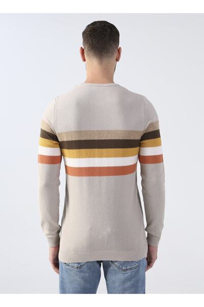 U.S. Polo Assn. Bisiklet Yaka Gri Erkek Kazak Devak