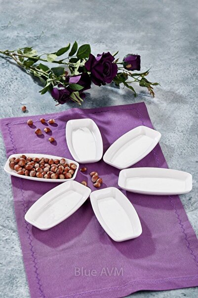 Blue Avm 6lı,özel Kütahya Serisi Deniz Çerezlik Kahvaltı Sunum Tabak Kütahya ...