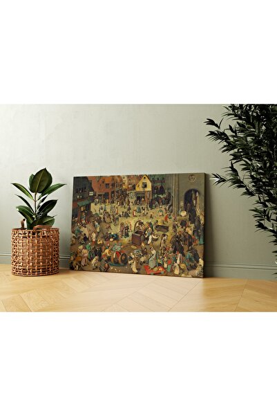 Carmen Pieter Brueghel - Children's Games Kanvas Tablo