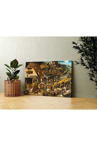 Carmen Pieter Brueghel - The Dutch Proverbs Kanvas Tablo