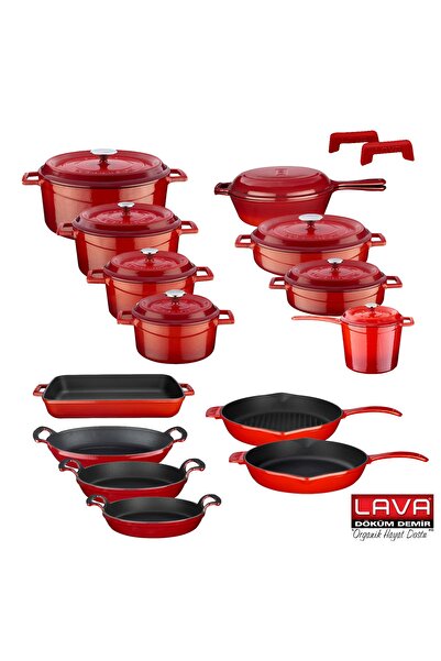 Lava Döküm 15 Parça Tencere Tava Seti Trendy-finalonline