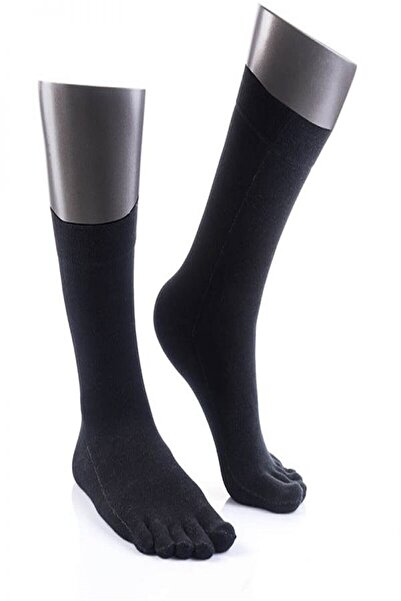 BNN GRUP Bnn Erkek Parmaklı Bambu Çorap  3'lü Paket