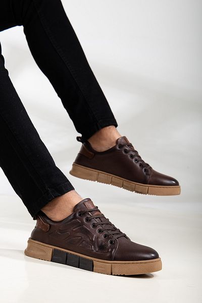 Yağlıoğlu Kundura My Shoemaker42 Γνήσιο Δέρμα 1081 Casual Ανδρικά Παπούτσια