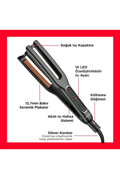 Revlon One Step Çift Plakalı Saç Düzleştirici RVST2204E