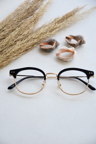 LOOKUP NEW نظارات سكوت للجنسين للنساء والرجال شفافة باللون الأسود والفضي والأ...