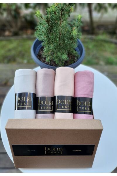 bona Teks Combed Cotton Shawl Set of 4