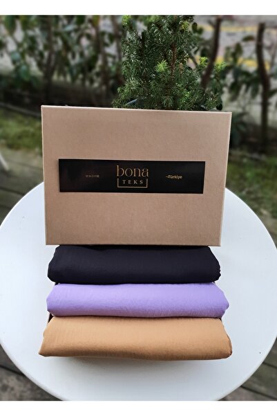 bona Teks Σετ σάλι Cazz Cotton Kraş 3 τεμ