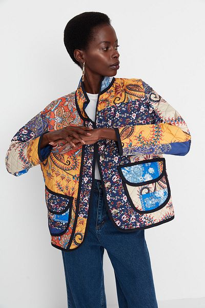 Trendyol Collection Winterjacke - Mehrfarbig - Puffer