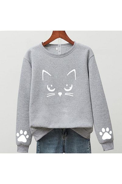 Machetta Παιδική μπλούζα με στάμπα Meov Cat Oversize