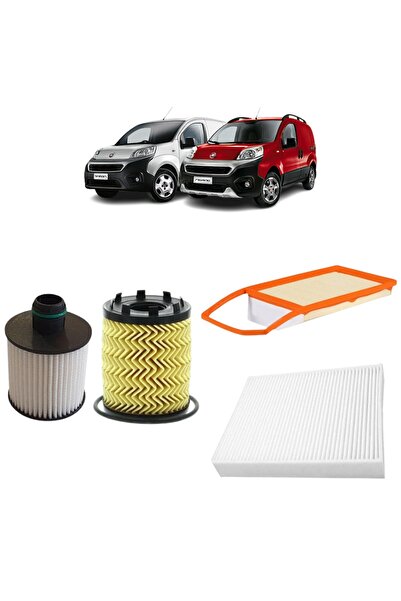 Genel Markalar Fiat Fiorino 3lü Filtre Bakım Seti Euro 6 1.3 Jtd Multijet 201...