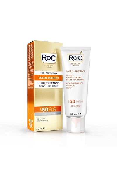 Roc Sunscreen 50 Factor - Anti-Wrinkle and Soothing Liquid