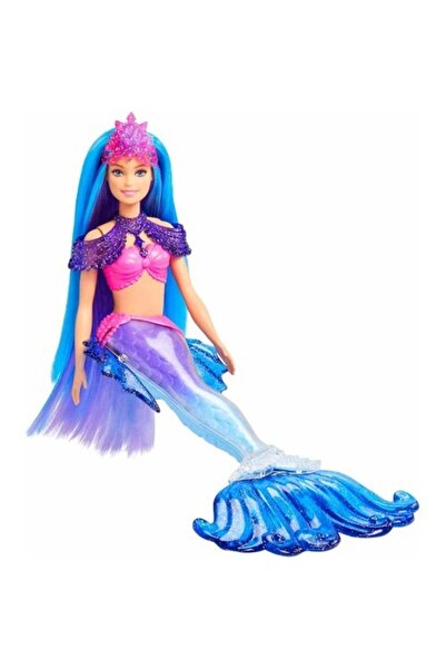 mattel Malibu Deniz Kızı Bebeği, Hayvan Figürleri, Değiştirilebilir Yüzgeçler, Saç Fırçası Ve Akses