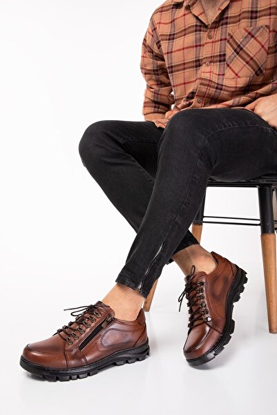 depderi Ανδρικά χειμερινά παπούτσια από γνήσιο δέρμα