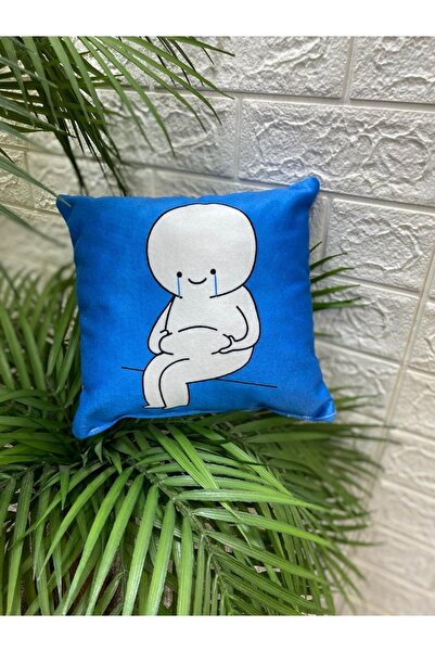 by ballı biocotton Espirieni Cute Gift Tiny Throw Perna Perna 28x28 Imprimare Digitala