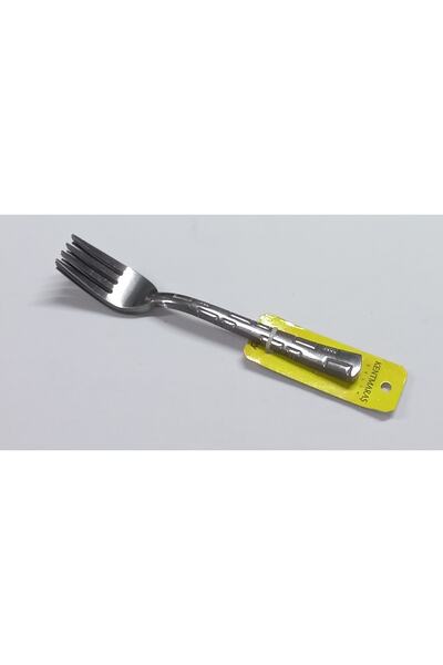 akbulut Kentmaraş Çelik / 6 Adet Yemek Çatalı Uzunluk 19 Cm Ağız Uzunluk 6 Rc...