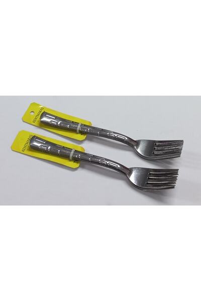 akbulut Kentmaraş Çelik / 12 Adet Yemek Çatalı Uzunluk 19 Cm Ağız Uzunluk 6 C...