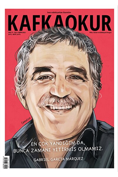 KafkaOkur Dergisi Kafkaokur Sayı 71 - Gabriel Garcia Marquez - Ekim 2022