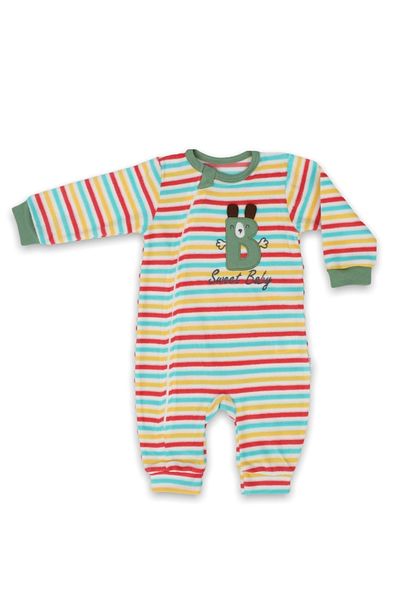 Bebitof 0-9 Months Winter Zippered Towel Jumpsuit