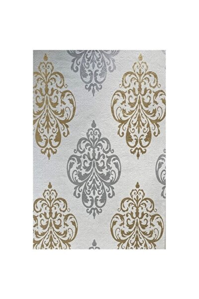 trendwall Damask Desenli Duvar Kağıdı Altın Gümüş ( 5 M2 )