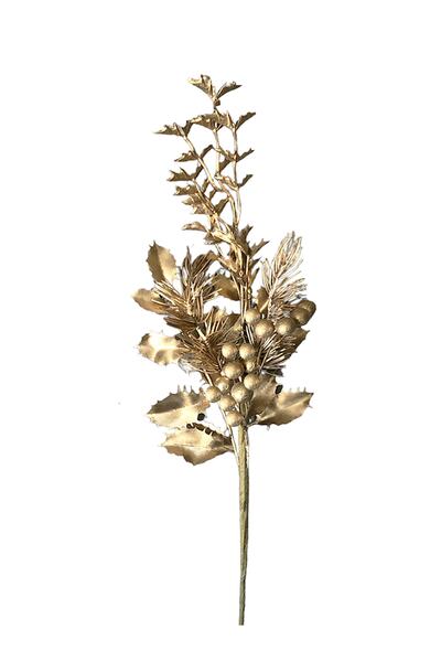 Genel Markalar Yılbaşı Çam Ağacı Süsü ve Çiçek Demeti, Büyük ve Renkli Tasarım