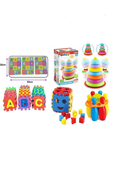 Fırsat Oyuncak مجموعة حلقات متأرجحة للبولينج من بولتاك مكونة من 36 قطعة من أل...