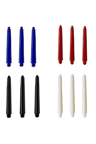 DARTSAN 60 Pieces (20 Sets) 41 Mm Midi Dart ShaftMixed ColorWhite, Red, Blue, Black
