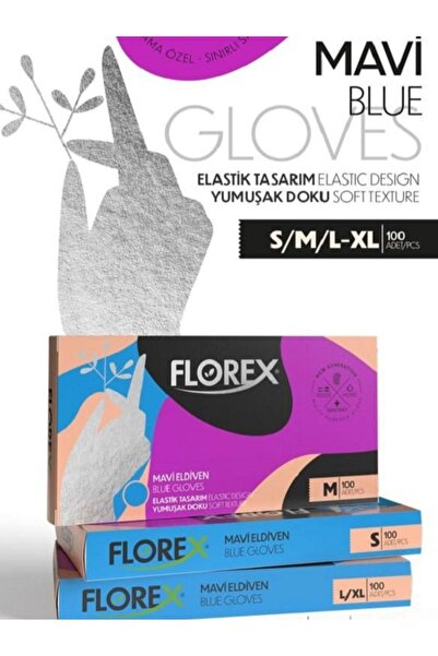 petra Florex Tpe Eldiven Mavi Renk 1 Koli (ölçü : S )