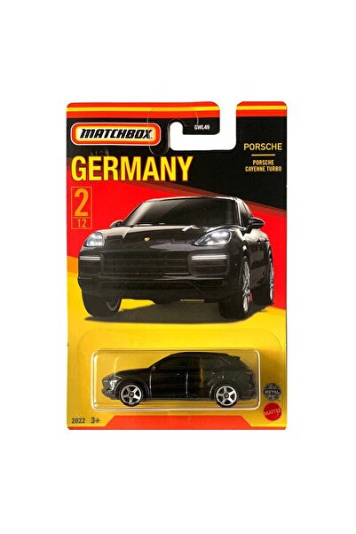 Matchbox Porsche Cayenne Turbo Germany Series 1:64 Ölçek Hotwheels Marka 2/12
