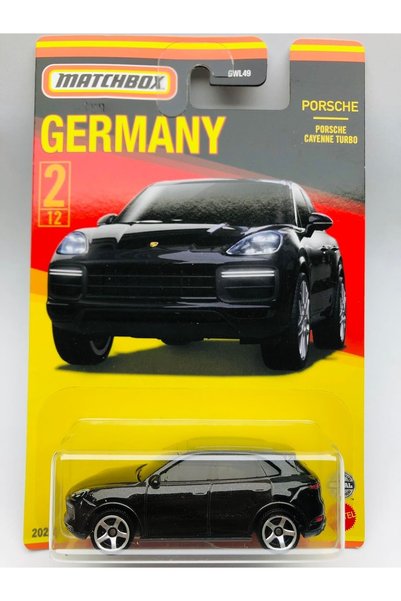 Matchbox Porsche Cayenne Turbo Germany Series 1:64 Ölçek Hotwheels Marka 2/12