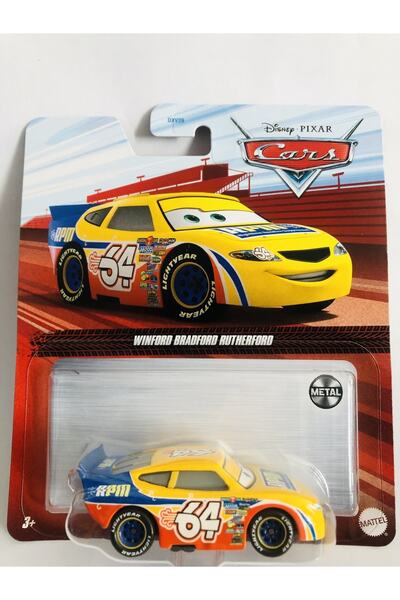 mattel 2022 Yeni - New Disney Pixar Cars Winford Bradford Rutherford Araba 1:...