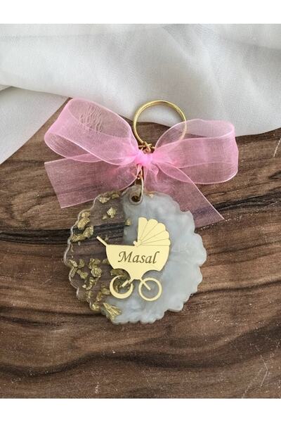 Masalsı Concept 50 Pieces Epoxy Baby Gift - Keychain Mevlütü