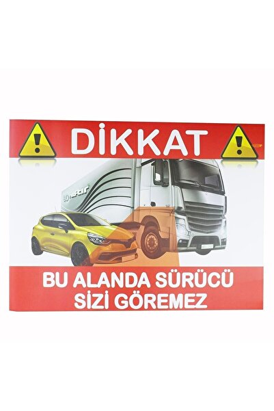 AHMET OTOMOTİV Türkçe Kör Nokta Yazısı Tır-kamyon-kamyonet