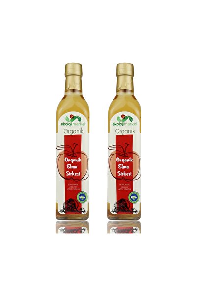 Ekoloji Market Organik Elma Sirkesi 500 Ml - 2'li Paket