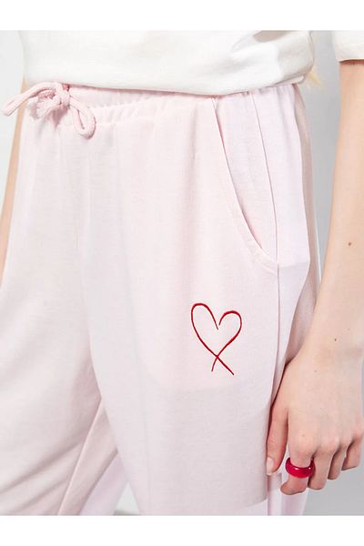 LC Waikiki Γυναικείο Jogger Sweatpants - Ελαστική μέση και στάμπα