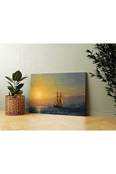 Carmen Ivan Ayvazovski - Denizde Gün Batımı Kanvas Tablo