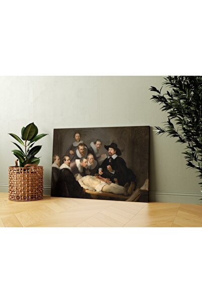 Carmen Rembrandt - Dr. Nicolaes Tulp'un Anatomi Dersi Kanvas Tablo