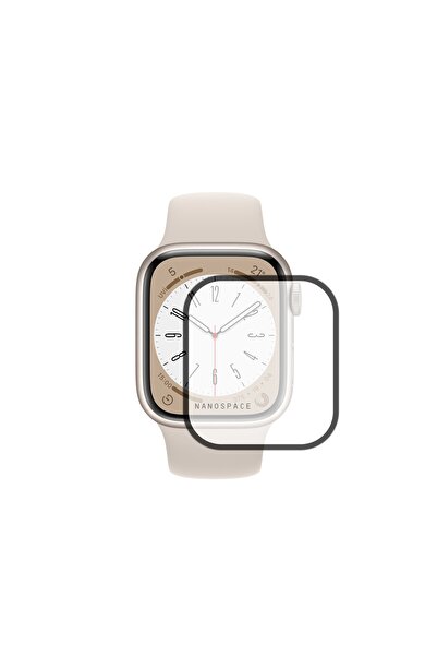 NANOSPACE Watch 8. Nesil Uyumlu 41mm 6d Tam Kapatan Nano Cam Ekran Koruyucu