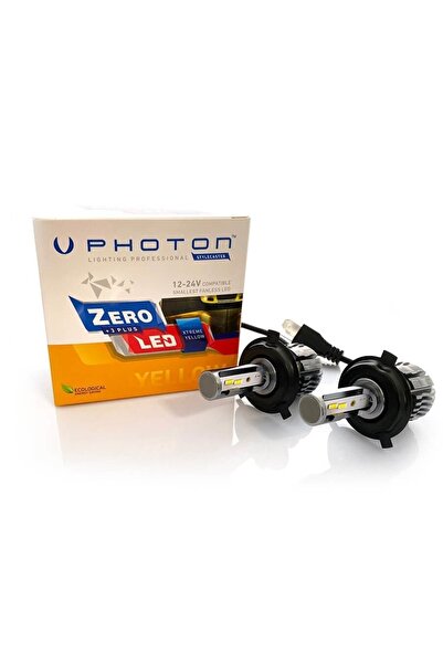 Photon H4 LED ZENON LİMON SARISI 12V 24V UYUMLU FANSIZ