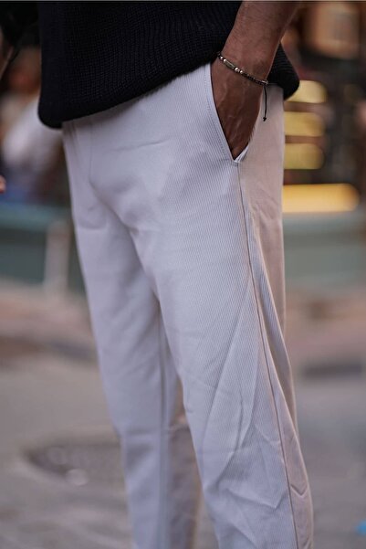 MFU collection Чоловічі брюки з вузьким кроєм і подвійними штанинами